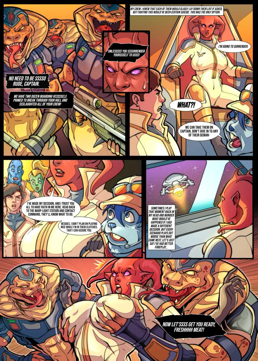 Image big_breasts,breasts,female,sci-fi,purple_eyes,comic,comic_page,grabbing_from_behind,english_text,alien,alien_girl,snake,webcomic,alien_humanoid,grabbing_breasts,captured_heroine,science_fiction,snake_humanoid,peril,page_5,galaxy_of_scum,nialia_tikwi,skyfantasystudios