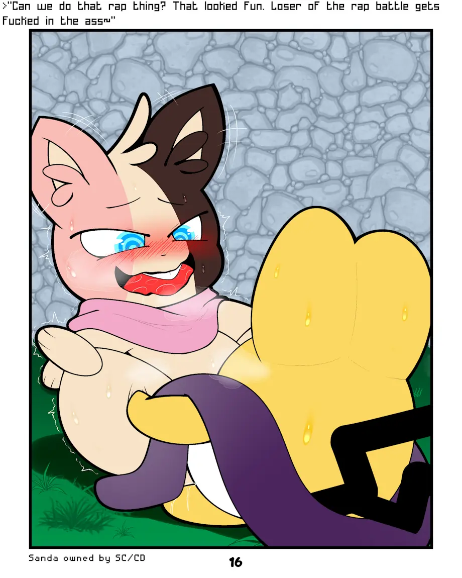 Image male,pokemon,pokemon_(species),lying,on_back,sex,duo,male/male,anthro,text,nintendo,missionary_position,english_text,generation_5_pokemon,from_front_position,anthro_only,plant,profanity,fan_character,grass,generation_2_pokemon,4:5,wall_(structure),spike_chunsoft,stone_wall,pokemon_mystery_dungeon,softestpuffss,minccino,aboomstix_(rodent_powered),marill,robin_(rodent_powered),rodent_powered_(softestpuffss),sanda_(rodent_powered)