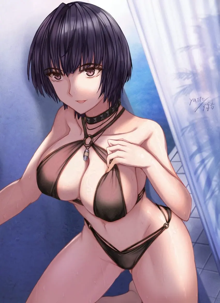 Image 1girls,big_breasts,breasts,female,female_only,hi_res,highres,large_breasts,solo,blue_hair,blunt_bangs,navel,short_hair,choker,bikini,boobs,tits,female_focus,kneeling,belly_button,cleavage,digital_drawing_(artwork),digital_media_(artwork),midriff,solo_female,solo_focus,2d,swimsuit,wet,necklace,bikini_top,2d_(artwork),on_knees,high_resolution,2024,wet_body,bikini_bottom,persona,o-ring,swimwear,big_boobs,goth,goth_girl,big_tits,megami_tensei,persona_5,bob_cut,gothic,spiked_choker,exposed_midriff,kneeling_female,o-ring_top,tae_takemi,studded_choker,o-ring_bikini,gothic_girl,yaoto