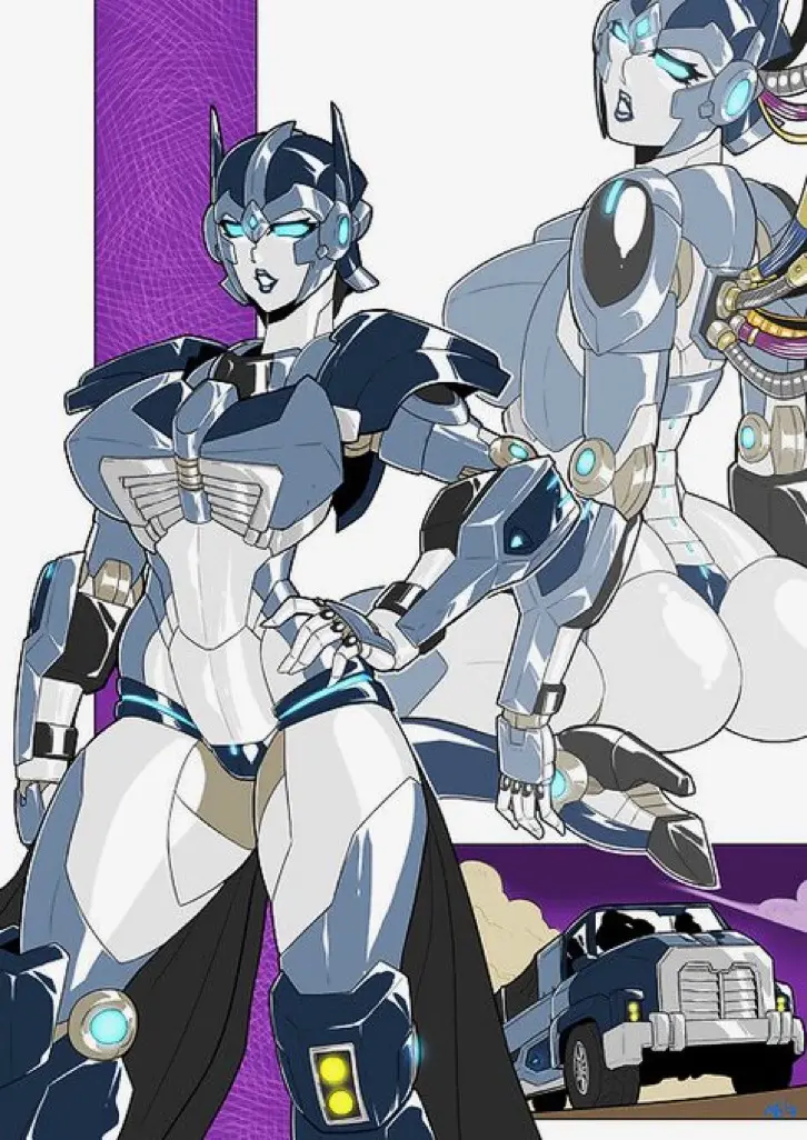 Image solo,blue_eyes,tagme,original_character,transformers,mad-project