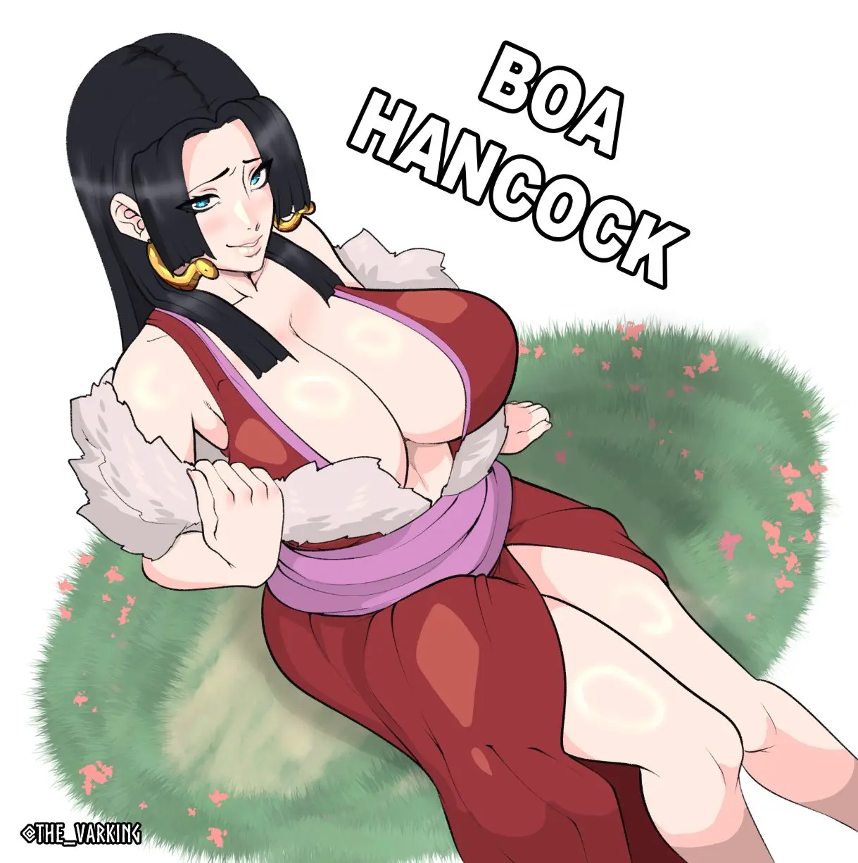 Image 1girls,big_breasts,breasts,clothed,clothing,female,female_only,hi_res,large_breasts,light-skinned_female,light_skin,long_hair,looking_at_viewer,solo,bangs,black_hair,blue_eyes,female_focus,thick_thighs,one_piece,bare_shoulders,bare_thighs,color,solo_female,text,tagme,shounen_jump,english_text,bare_legs,bare_arms,boa_hancock,good_artwork,the_varking