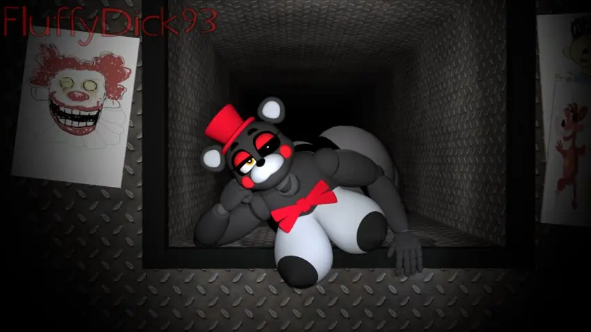 Image big_breasts,breasts,female,solo,furry,big_ass,3d,black_body,3d_(artwork),furry_only,sfm,rule_63,black_fur,robot,robot_girl,source_filmmaker,five_nights_at_freddy's,fnaf,tophat,lefty_(fnaf),fluffydick93,lefty