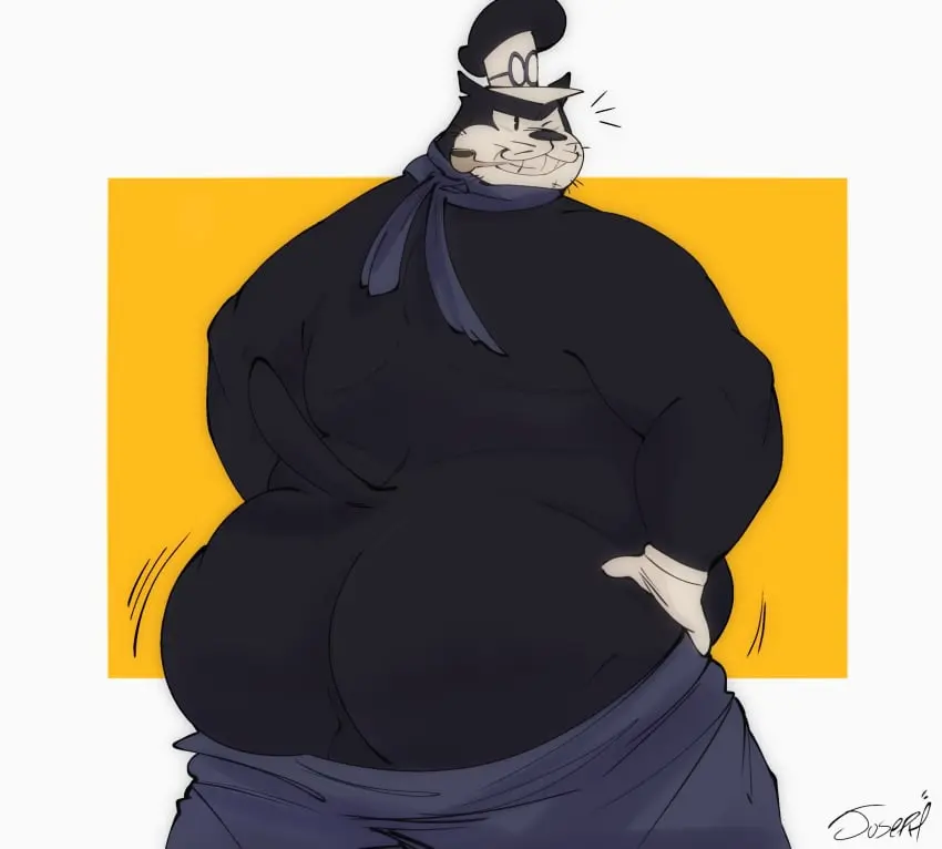 Image clothed,clothing,hi_res,looking_at_viewer,pants,solo,gloves,male,ass,big_butt,disney,balls,anthro,fat_ass,pants_down,public_domain,one_eye_closed,wink,pose,pinup,topless,presenting,genitals,mammal,rear_view,black_body,partially_clothed,feline,presenting_hindquarters,solo_male,handwear,fat,overweight,domestic_cat,felis,perineum,obese,bottomwear,bottomwear_down,overweight_male,backsack,hands_on_hips,obese_anthro,overweight_anthro,obese_male,pete_(disney),smoking_pipe,sailor_hat,steamboat_willie,thejosehp202,tobacco_pipe