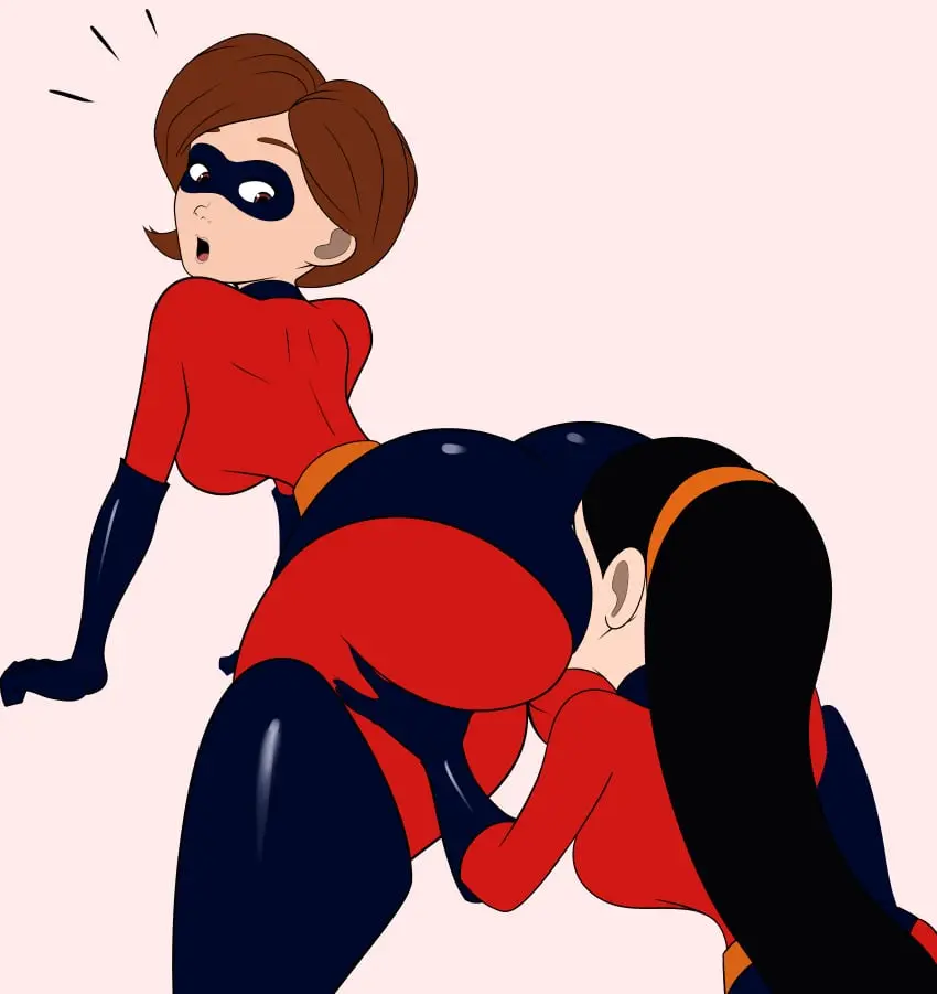Image female,female_only,2girls,multiple_girls,disney,huge_ass,milf,yuri,incest,female/female,lesbian_sex,mother_and_daughter,lesbian,rimming,helen_parr,the_incredibles,eating_ass,pink_background,smothering,rimjob,pixar,1milf,ass_worship,violet_parr,scrabble007,clothes_on