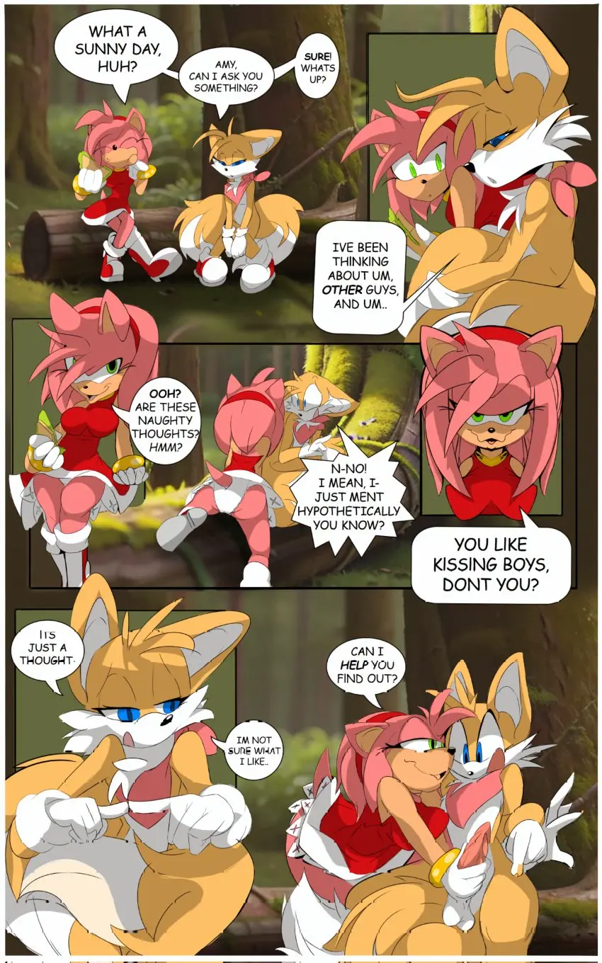 Image breasts,clothing,female,hi_res,large_breasts,blue_eyes,gloves,male,penis,tail,panties,underwear,ass,sex,duo,accessory,hair_accessory,hairband,jewelry,balls,male/female,anthro,text,green_eyes,sitting,dress,absurd_res,comic,handjob,canid,canine,footwear,fur,genitals,mammal,yellow_body,yellow_fur,bracelet,english_text,white_body,amy_rose,sega,sonic_(series),sonic_the_hedgehog_(series),tree,speech_bubble,forest,penile,boots,fox,plant,handwear,white_fur,pink_body,pink_fur,hedgehog,food,tails,tails_the_fox,eulipotyphlan,kerchief,bandana,sandwich_(food),5:8,bleuhare,pink_bandanna,pink_kerchief