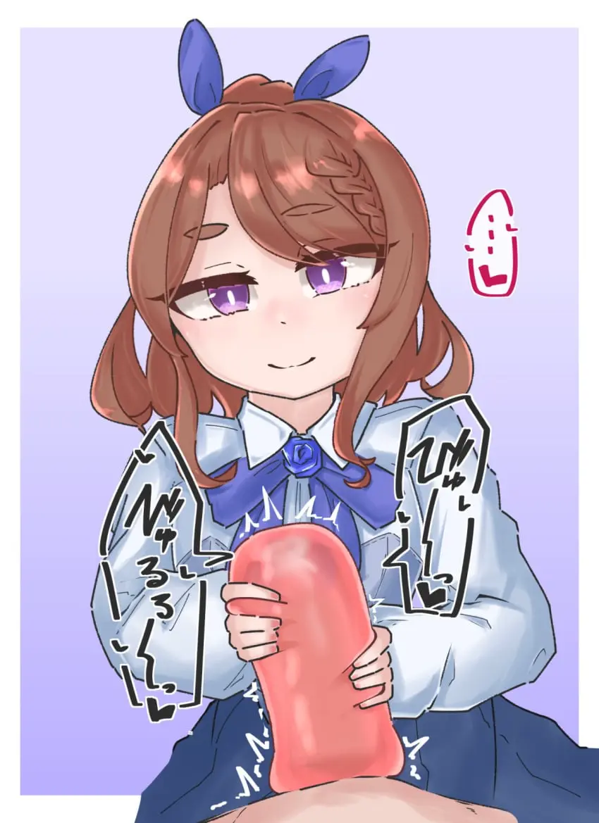 Image 1girls,female,light-skinned_female,light_skin,looking_at_viewer,1boy,cum,male,penis,light-skinned_male,text,original,purple_eyes,brown_hair,pov,handjob,male_pov,sex_toy,speech_bubble,japanese_text,clothed_female_nude_male,artificial_vagina,cum_in_sex_toy,handjob_w/sex_toy,mmbirrrrd