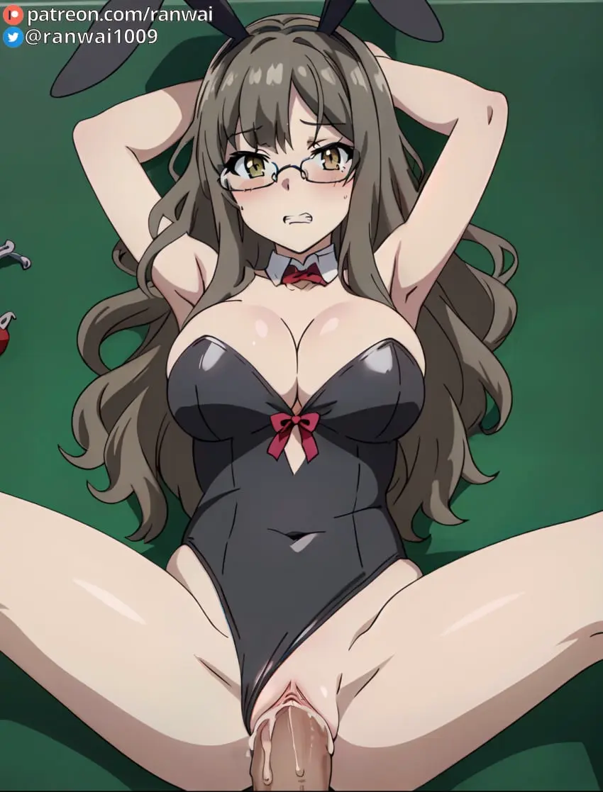 Image breasts,brown_eyes,female,large_breasts,cum,penis,pussy,sex,uncensored,ai_generated,cum_in_pussy,cum_inside,stable_diffusion,vaginal_penetration,vaginal_sex,brown_hair,bunny_girl,clenched_teeth,missionary_position,bunnysuit,anime,ranwai,leotard_aside,seishun_buta_yarou_wa_bunny_girl_senpai_no_yume_wo_minai,futaba_rio