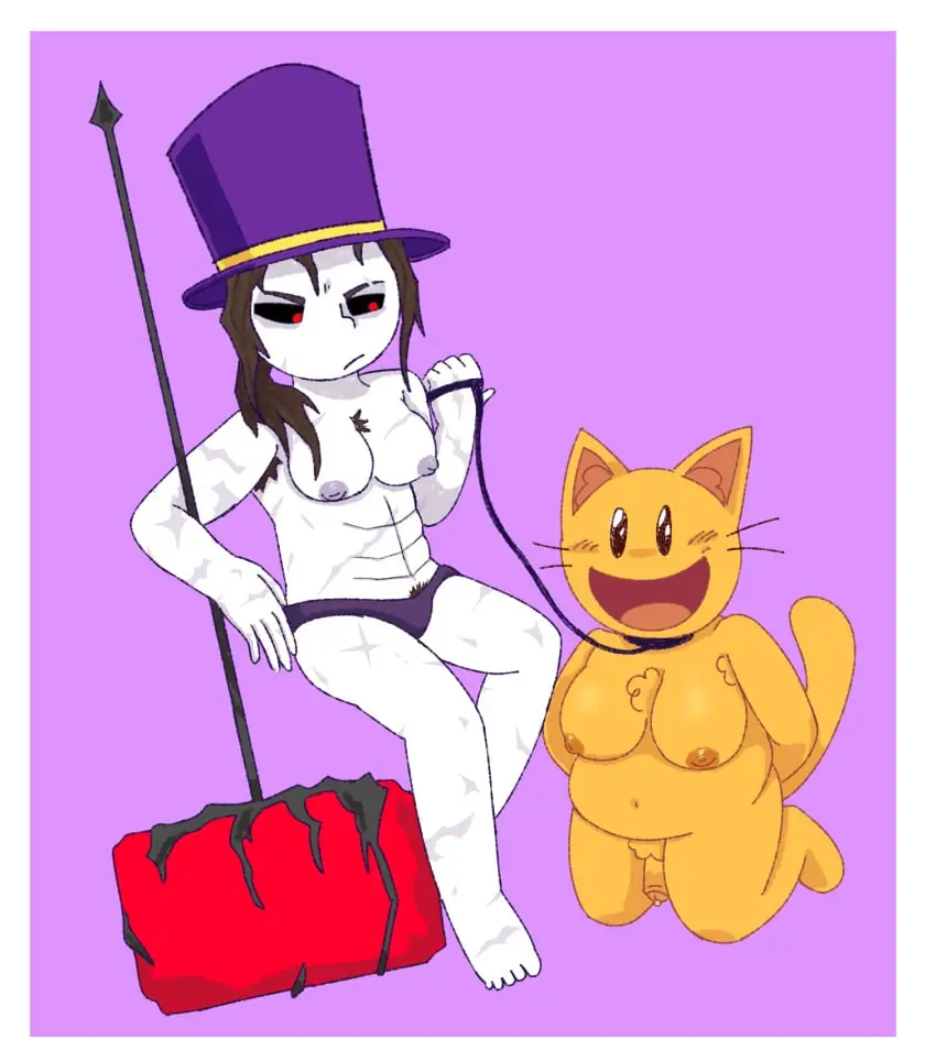 Image 1girls,clothed,clothing,female,nude,furry,1futa,futanari,humanoid,intersex,kneeling,muscular,anthro,sitting,topless,yuri,chubby,leash,scar,muscular_female,femdom,roblox,robloxian,mostly_nude,chest_tuft,futasub,regretevator,roblox_game,drretro_(regretevator),mach_(regretevator)
