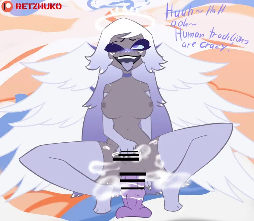 Image anal,spread_legs,spread_pussy,spreading,ahe_gao,accurate_art_style,censored,sex_toy,dildo,censor_bar,hazbin_hotel,spread_anus,dildo_in_ass,dildo_penetration,spread_butt,spreading_ass,retzhuko_(artist),dildo_insertion,vivienne_medrano,artstyle_imitation,spread_wings,emily_(hazbin_hotel),vivziepop,dildo_riding,imitation