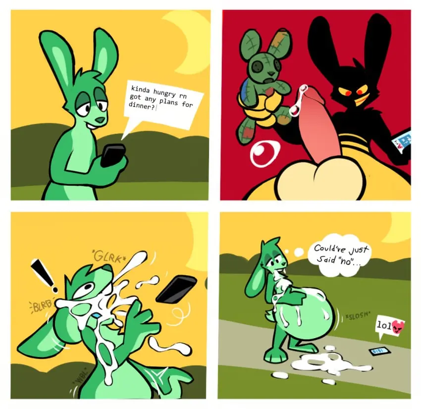 Image cum,cum_drip,cum_in_mouth,male,penis,tongue,sex,duo,male/male,solo_focus,balls,anthro,cum_inside,cumflation,genital_fluids,bodily_fluids,genitals,mammal,cum_on_body,excessive_cum,excessive_genital_fluids,surprised_expression,dripping,electronics,lagomorph,leporid,rabbit,shadow_face,phone,questionable_consent,text_message,blue_tongue,cum_on_belly,voodoo,voodoo_doll,voodoo_sex,voodoo_penetration,bernie-buddy,non-euclidean_cum_inflation