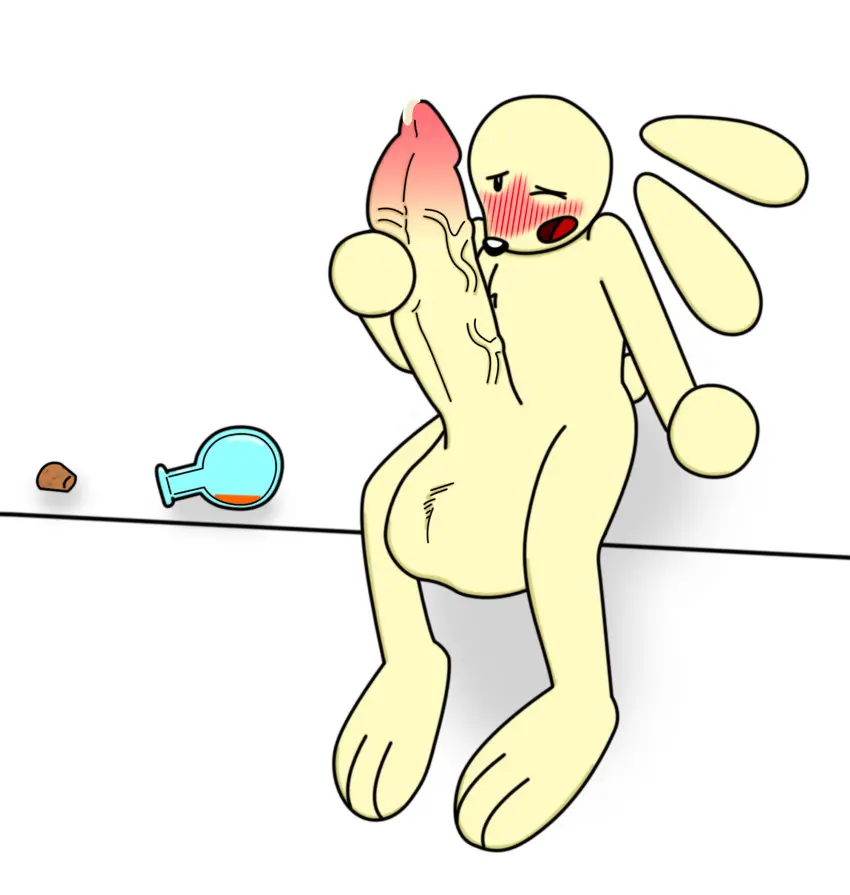 Image blush,hi_res,open_mouth,simple_background,solo,male,penis,tail,big_penis,erection,feet,shaded,balls,huge_cock,anthro,veiny_penis,one_eye_closed,sitting,absurd_res,big_balls,masturbation,genitals,mammal,huge_balls,vein,lagomorph,leporid,rabbit,short_tail,simple_eyes,simple_shading,container,bottle,scut_tail,potion_bottle,potion,simple_coloring,thin_calves,thin_legs,thin_thighs,floating_ears,jason_burrow,jay_jay_the_lucky_rabbit,swift_bristlensfw,cork