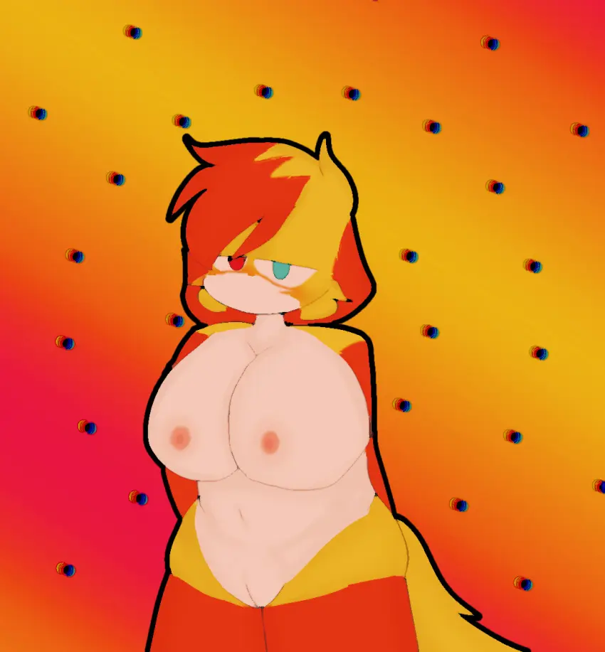 Image big_breasts,breasts,female,solo,humanoid,anthro,animal_humanoid,slightly_chubby,slightly_chubby_female,canid,canine,genitals,mammal,canine_humanoid,mammal_humanoid,fox,canid_humanoid,fox_humanoid,explicit,jespespi,red_jess,red_jess(jespespi)