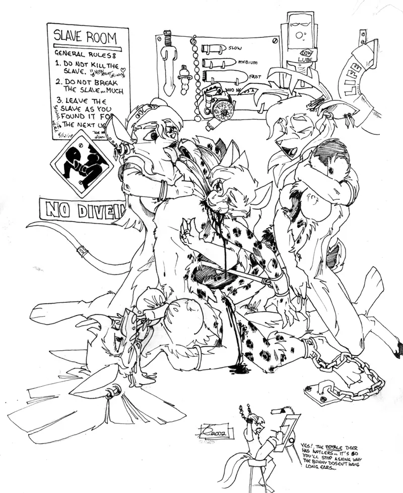 Image breasts,female,cum,cum_on_face,male,tail,sex,male/female,anthro,text,cum_on_breasts,vaginal_penetration,blood,bite,monochrome,genital_fluids,masturbation,bodily_fluids,mammal,sex_toy,horn,fingering,antlers,dildo,english_text,asphyxiation,titjob,mouse,murid,deer,group,felid,blindfold,choking,vaginal_fluids,finger_fuck,murine,rodent,vibrator,breast_play,slave,sign,nipple_fetish,nipple_play,tail_hug,neck_bite,chained_to_floor,lube_bottle,2002,arm_restraints,bussaca,leg_restraint,life_preserver