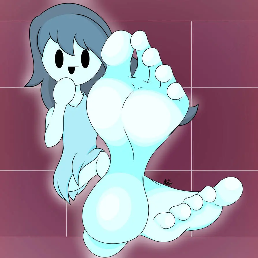 Image barefoot,foot_fetish,feet_focus,foot_focus,nightmare_waifu,spooky's_house_of_jump_scares,spooky_(shojs),panettouu