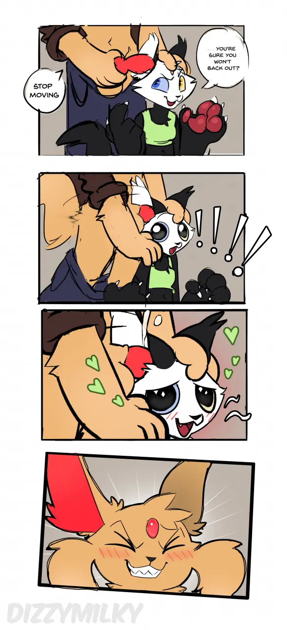 Image blush,clothed,clothing,female,hi_res,open_mouth,pants,cum,eeveelution,male,pokemon,pokemon_(species),duo,midriff,balls,male/female,anthro,pants_down,closed_eyes,thrusting,nintendo,penetration,comic,genital_fluids,bodily_fluids,fur,genitals,mammal,claws,paws,black_body,heterochromia,partially_clothed,feline,surprised_expression,wide_eyed,blush_lines,knot,hybrid,heart_symbol,felid,domestic_cat,felis,black_fur,bottomwear,bottomwear_down,generation_2_pokemon,espeon,exclamation_point,ear_penetration,heterochromatic_eyes,dizzymilky,cherry_(swirlycherry),dizzy_(dizzymilky)