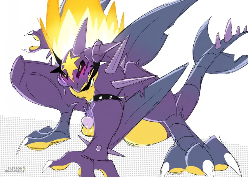 Image hi_res,solo,male,penis,pokemon,pokemon_(species),tongue_out,tongue,male_only,balls,anthro,nintendo,flaccid,genitals,hybrid,igny,walk-w-igny,generation_4_pokemon,feral,generation_8_pokemon,garchomp,amped_toxtricity,toxtricity,drolling,wet_dick
