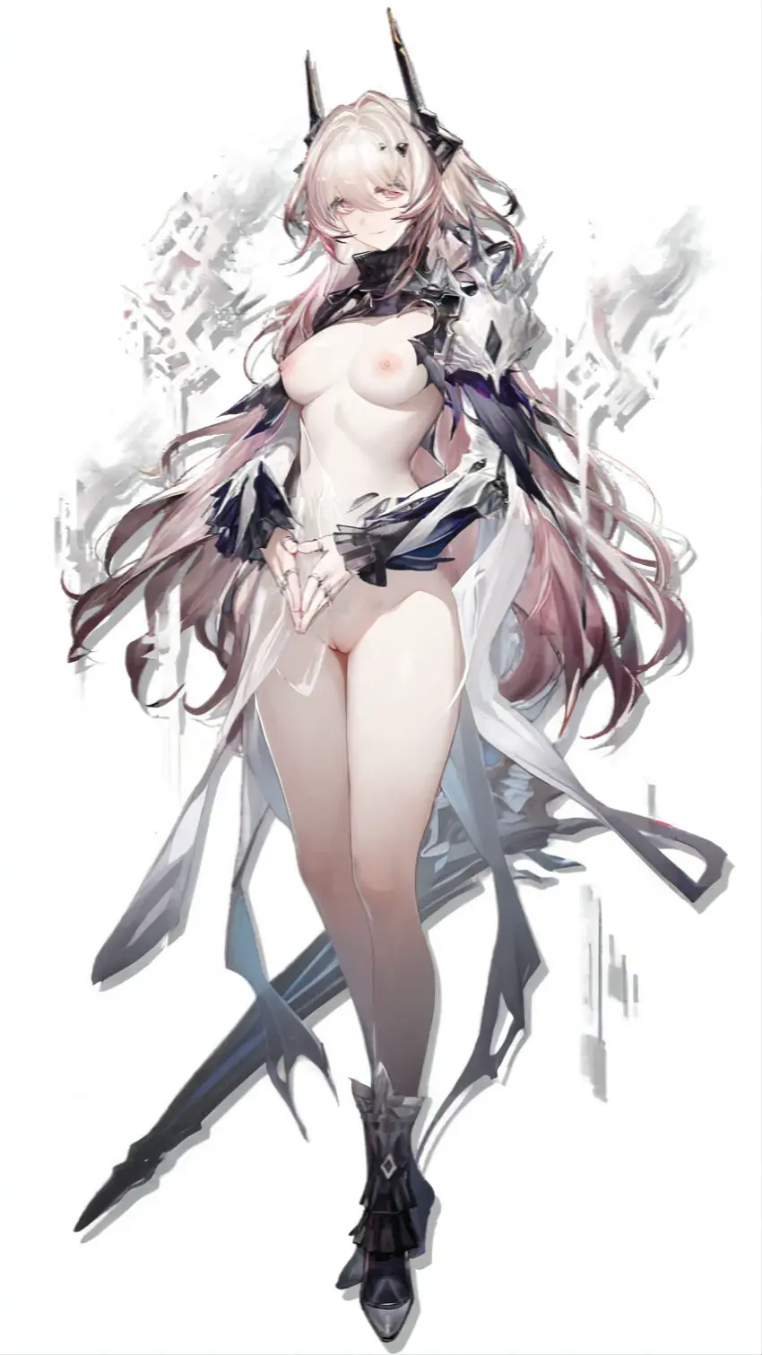 Image breasts,female,nipples,pussy,arknights,vagina,ai_generated,nude_filter,theresa_(arknights)