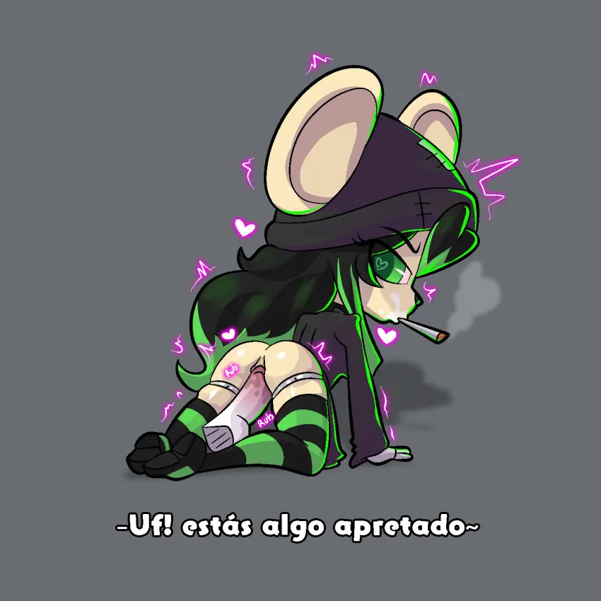 Image clothed,clothing,hi_res,long_hair,simple_background,cum,cum_in_mouth,male,penis,ass,faceless_male,looking_back,sex,duo,doggy_style,headwear,anal,anal_sex,femboy,male/male,digital_drawing_(artwork),digital_media_(artwork),headgear,from_behind_position,hair,size_difference,anthro,cum_inside,text,anus,green_eyes,stockings,penetration,green_hair,genital_fluids,bodily_fluids,footwear,genitals,mammal,legwear,smaller_male,grey_background,disembodied_penis,translation_request,bear,big_ears,spanish_text,1:1,shoes,smoking,yerolay,smaller_penetrated,faceless_character,drugs,marijuana,redraw,gaby_(goatgaby)