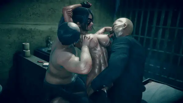 Image 1girls,breasts,female,large_breasts,male,2boys,original,original_character,3d,animated,breast_grab,defeated,gif,armpit_licking,rape,gangbang,gangrape,age_difference,heroine_in_trouble,prison,prisoner,nipple_licking,breast_lick,kuo