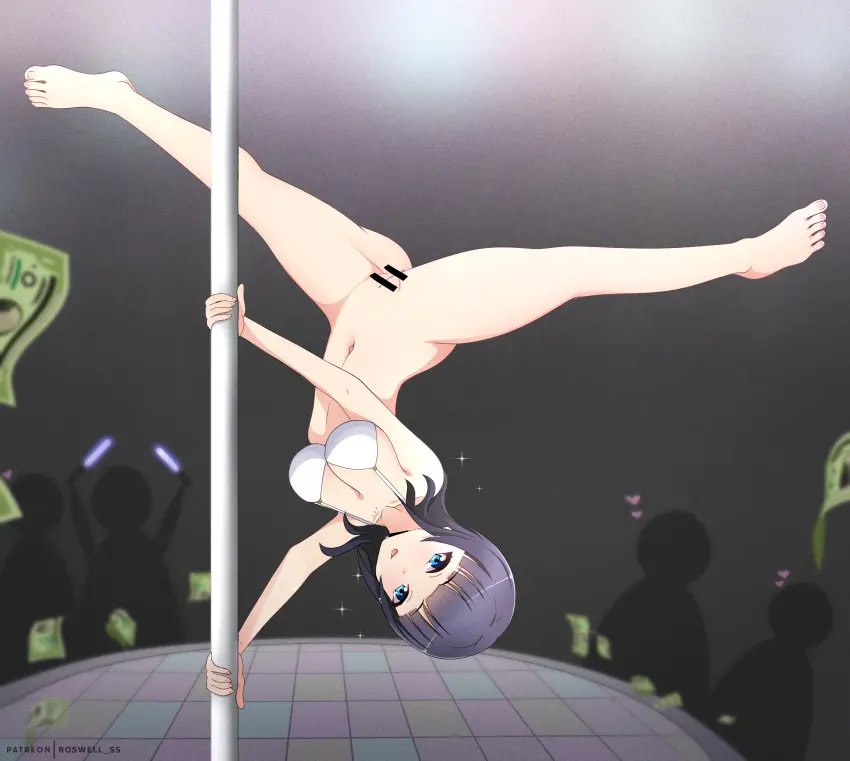 Image 1girls,female,pussy,bra,vagina,censored,love_live!,prostitution,nopan,prostitute,pole_dancing,love_live!_nijigasaki_high_school_idol_club,asaka_karin,roswell-ss
