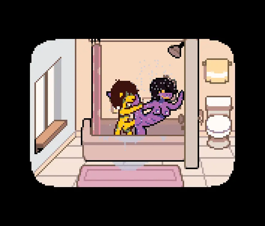 Image 1girls,breasts,female,human,nipples,1boy,male,nude,penis,sex,duo,erection,water,digital_media_(artwork),balls,hair,male/female,anthro,vaginal_penetration,penis_in_pussy,accurate_art_style,penetration,animated,genitals,mammal,interspecies,female_penetrated,male_penetrating,scalie,human_on_anthro,penile,deltarune,susie_(deltarune),pixel_art,penile_penetration,undertale_(series),anthro_penetrated,kris_(deltarune),human_penetrating,human_penetrating_anthro,shower,short_playtime,pixel_animation,shower_sex,blue_balls215