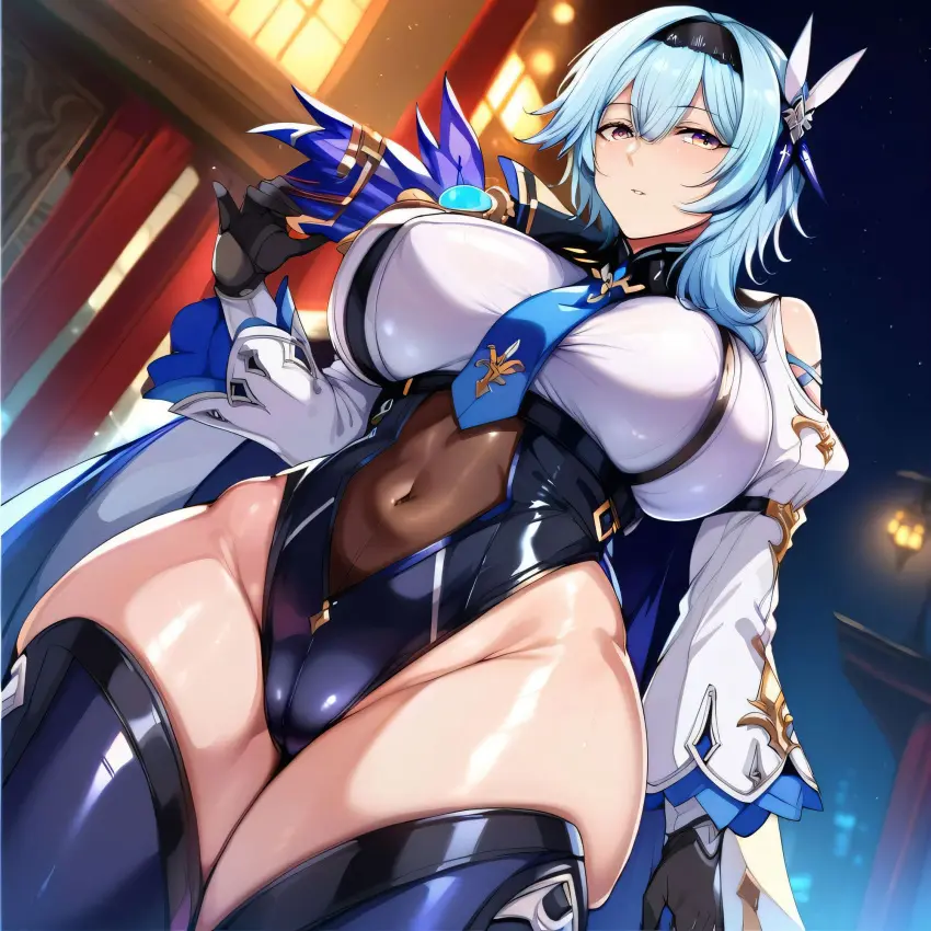 Image 1girls,big_breasts,breasts,female,large_breasts,nipples,sweat,thick_thighs,thighs,ai_generated,huge_breasts,busty,curvy,curvy_body,curvy_female,curvy_figure,genshin_impact,alternate_breast_size,curvaceous,sweating,sweaty,sweaty_body,sweaty_breasts,venus_body,eula_(genshin_impact),bostin