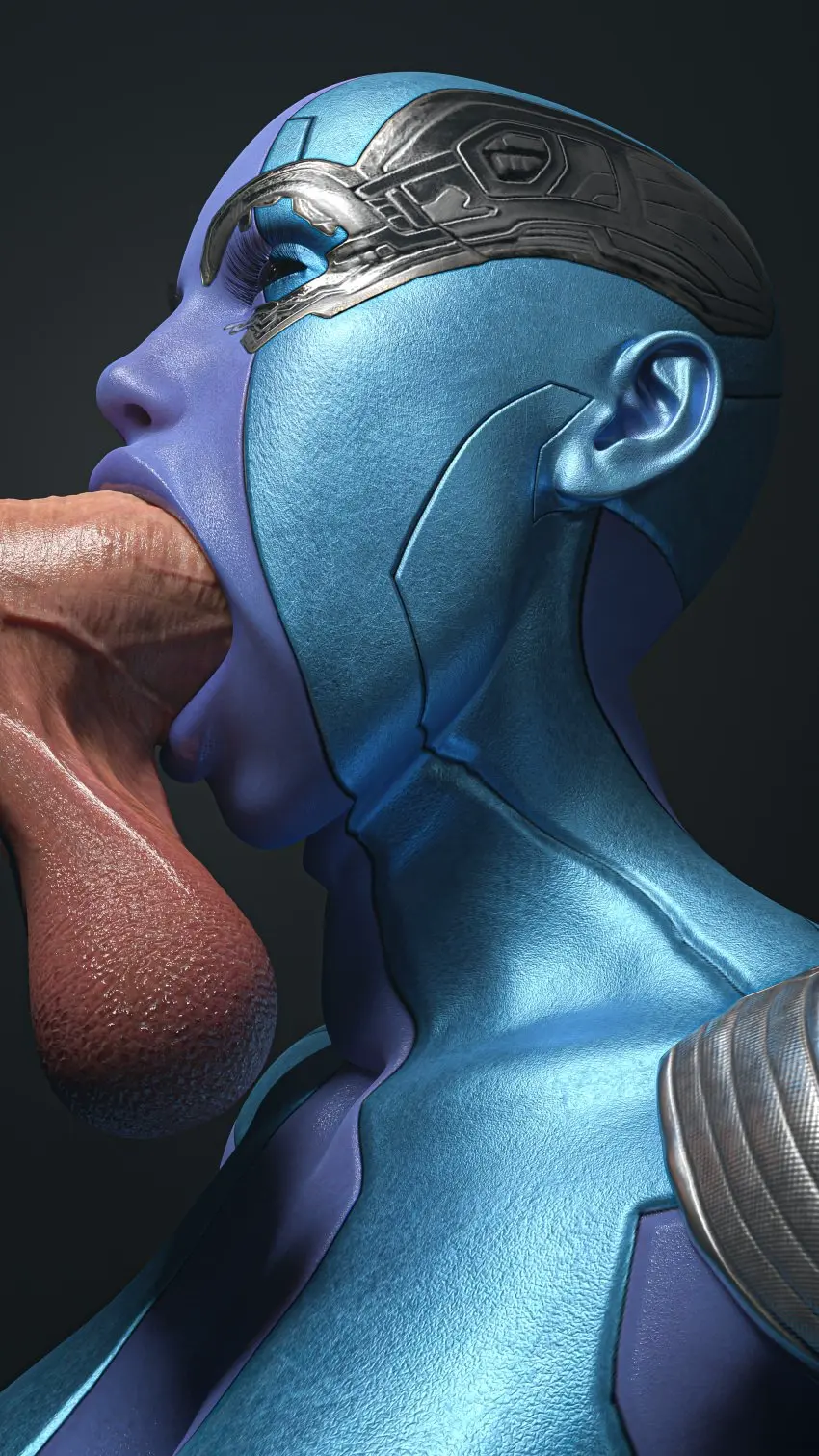 Image 1girls,female,1boy,male,penis,straight,tagme,3d,blowjob,deepthroat,marvel,marvel_comics,big_dick,guardians_of_the_galaxy,marvel_cinematic_universe,close-up,tncstudio,nebula_(marvel)