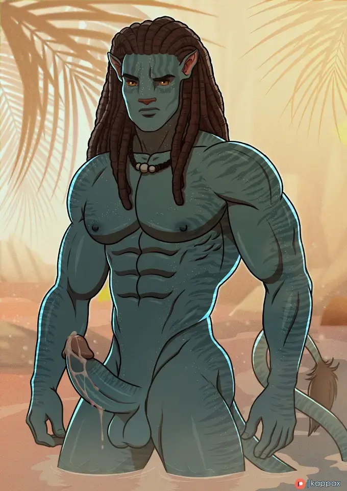 Image nipples,solo,1boy,black_hair,cum,cum_drip,male,penis,tail,yellow_eyes,big_ass,big_butt,big_penis,orange_eyes,muscular,muscular_male,male_only,yaoi,solo_focus,balls,veiny_penis,pointy_ears,necklace,gay,bara,big_balls,biceps,pecs,thick_penis,excessive_cum,blue_body,cumshot,solo_male,abs,markings,alien,blue_skin,muscular_arms,muscular_legs,muscular_thighs,tail_tuft,dreadlocks,muscular_ass,dreads,avatar,na'vi,avatar:_the_way_of_water,kappax,jake_sully