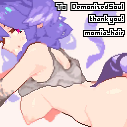 Image breasts,female,large_breasts,long_hair,nipples,smile,tail,ass,virtual_youtuber,wings,purple_eyes,purple_hair,animated,nijisanji,commission,implied_sex,nijisanji_en,pixel_art,skeb_commission,dragon_girl,dragon_tail,head_wings,momiahair,selen_tatsuki