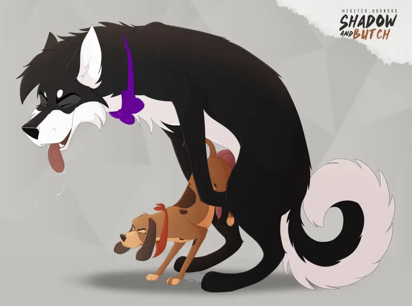 Image hi_res,open_mouth,simple_background,smile,cum,cum_drip,licking,male,penis,tail,tongue,big_penis,sex,duo,erection,anal,anal_sex,male/male,digital_drawing_(artwork),digital_media_(artwork),happy,balls,from_behind_position,size_difference,tan_body,cum_inside,text,ejaculation,saliva,penetration,genital_fluids,orgasm,bodily_fluids,canid,canine,canis,domestic_dog,fur,genitals,mammal,black_body,dominant,dominant_male,male_penetrating,white_body,cumshot,dripping,breath,penile,animal_genitalia,animal_penis,canine_genitalia,canine_penis,knot,tan_fur,white_fur,feral,big_knot,larger_male,male_penetrated,male_penetrating_male,quadruped,penile_penetration,feral_on_feral,panting,floppy_ears,cum_pool,feral_penetrating,black_fur,saliva_on_tongue,spitz,husky,nordic_sled_dog,curled_tail,raised_leg,feral_penetrated,bow_tie,kerchief,siberian_husky,bandana,feral_penetrating_feral,puddle,dangling_legs,red_kerchief,red_bandanna,hard,bruno_jura_hound,butch_the_bruno_jura_hound,cash_(fath),purple_bow_tie,sketch_houndog,the_fox_and_the_hound_2