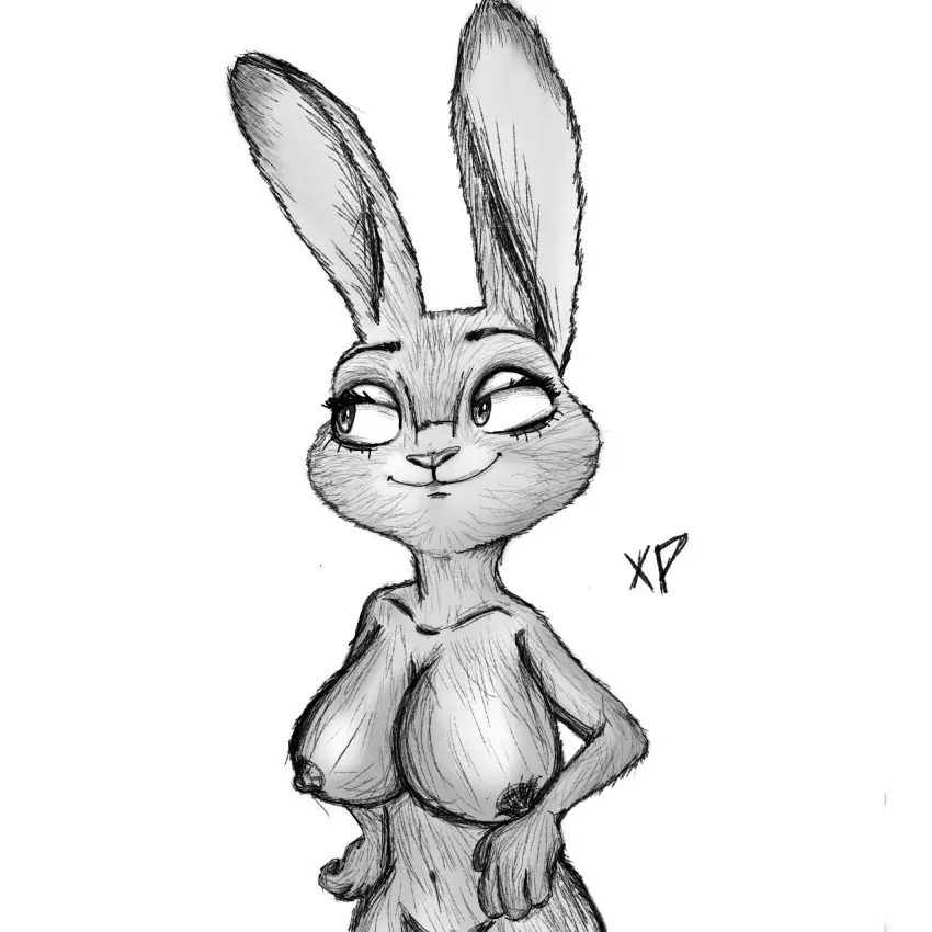 Image big_breasts,breasts,female,nude,furry,furry_female,nude_female,bunny_ears,rabbit,rabbit_humanoid,zootopia,judy_hopps,zootopia+,judy_hopp