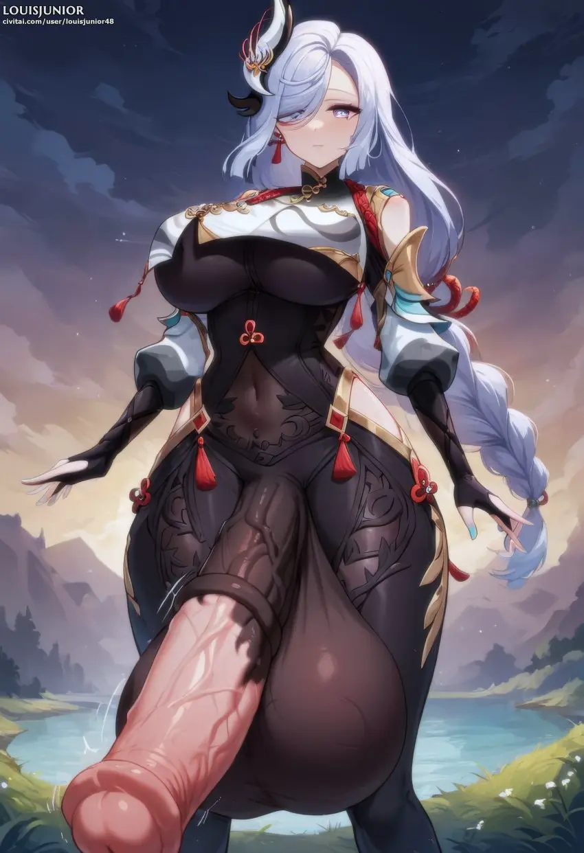 Image big_breasts,breasts,clothed,clothing,hair_ornament,highres,light_skin,long_hair,looking_at_viewer,mostly_clothed,solo,standing,blue_eyes,blue_hair,navel,penis,big_penis,thick_thighs,thighs,uncensored,1futa,erection,futanari,hair_over_one_eye,intersex,light-skinned_futa,wide_hips,hips,ai_generated,solo_focus,balls,huge_cock,huge_breasts,veiny_penis,thick,testicles,futa_only,curvy,genshin_impact,outdoors,big_balls,motion_lines,erect_penis,huge_balls,solo_futa,hyper_balls,hyper_penis,gigantic_balls,gigantic_penis,gigantic_testicles,breast_curtains,horsecock,mihoyo,sagging_balls,equine_penis,civitai,hoyoverse,futa_focus,horsecock_futa,lake,penis_out,balls_bigger_than_head,upscaled,human_with_animal_genitalia,human_with_horsecock,louisjunior,shenhe_(genshin_impact),field