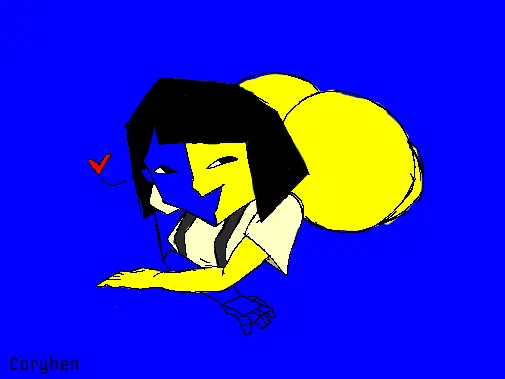 Image huge_ass,artist_name,fat_ass,self_upload,laying_down,ena,ena_(series),joel_g,coryhen_(artist)