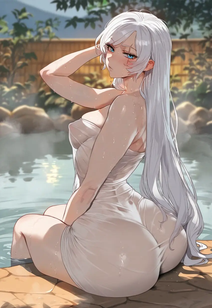 Image 1girls,breasts,female,female_only,hi_res,large_breasts,light-skinned_female,light_skin,long_hair,solo,white_hair,blue_eyes,ass,huge_ass,thick_thighs,wide_hips,ai_generated,stable_diffusion,high_resolution,rwby,naughty_face,thiccwithaq_(ai_style),weiss_schnee,dat_ass,artstyle_imitation,floox