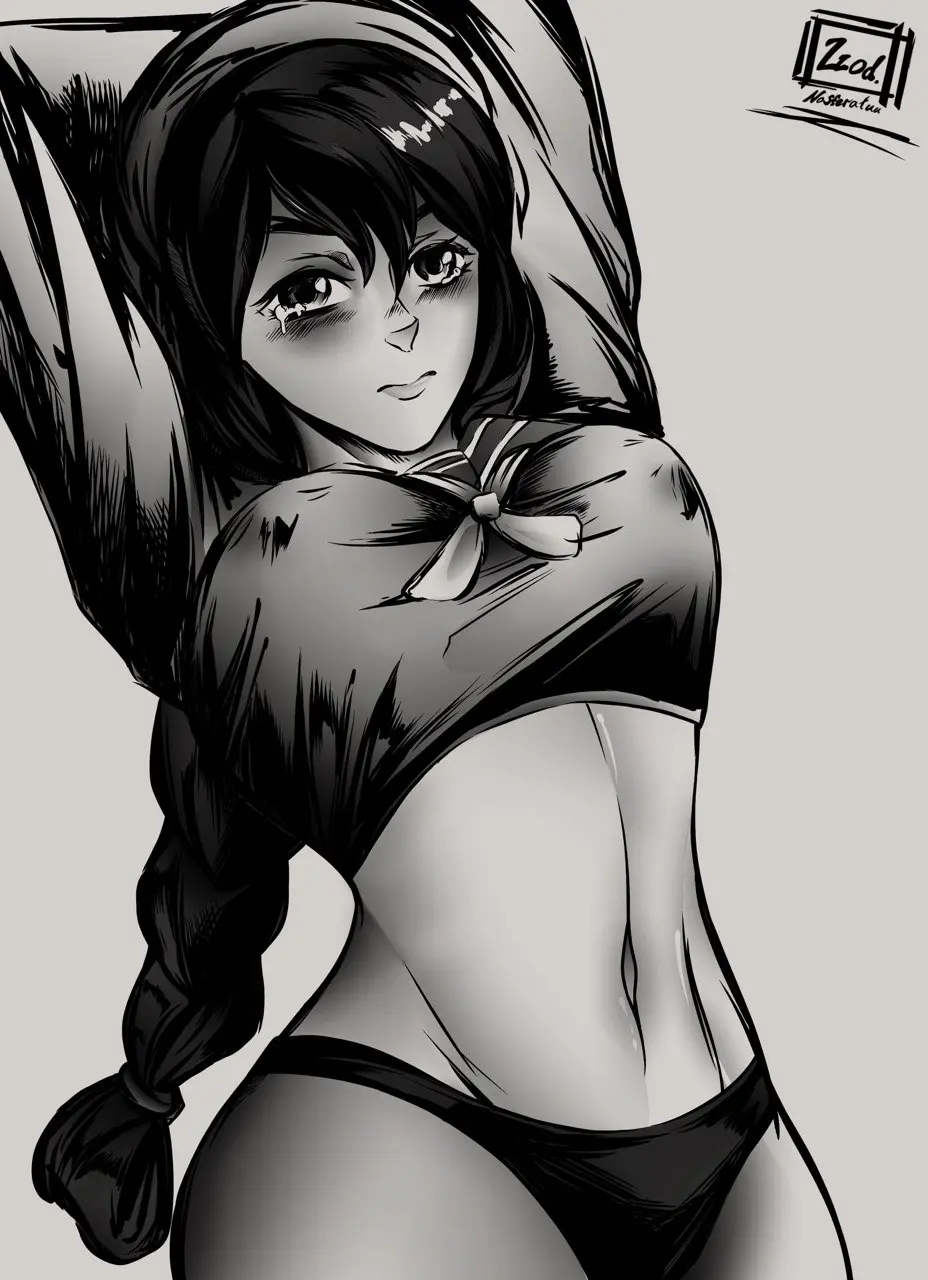 Image 1girls,breasts,female,long_hair,panties,tagme,naked,naked_female,jujutsu_kaisen,cuti-chan,amanai_riko