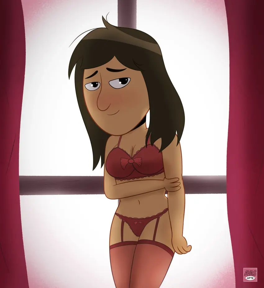 Image female,solo,disney,milf,lingerie,tagme,disney_channel,the_ghost_and_molly_mcgee,jewish,leah_stein-torres