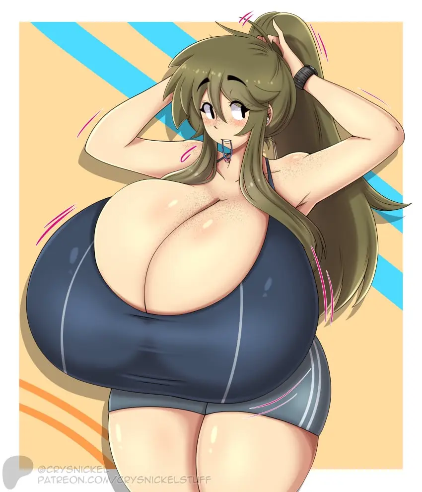 Image 1girls,big_breasts,breasts,female,female_only,large_breasts,female_focus,cleavage,huge_breasts,enormous_breasts,gigantic_breasts,hyper_breasts,massive_breasts,tagme,cloe_(crysnickel),crysnickel,giant_breasts