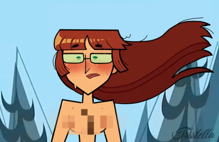 Image breasts,female,female_only,long_hair,nude,red_hair,embarrassed,glasses,accurate_art_style,censored,mosaic_censoring,outdoors,total_drama_island,topless_female,rule_63,genderswap_(mtf),genderswap,canonical_scene,embarrassed_nude_female,accidental_exposure,enf,role_reversal,harold_(tdi),heather's_lost_top,tristella