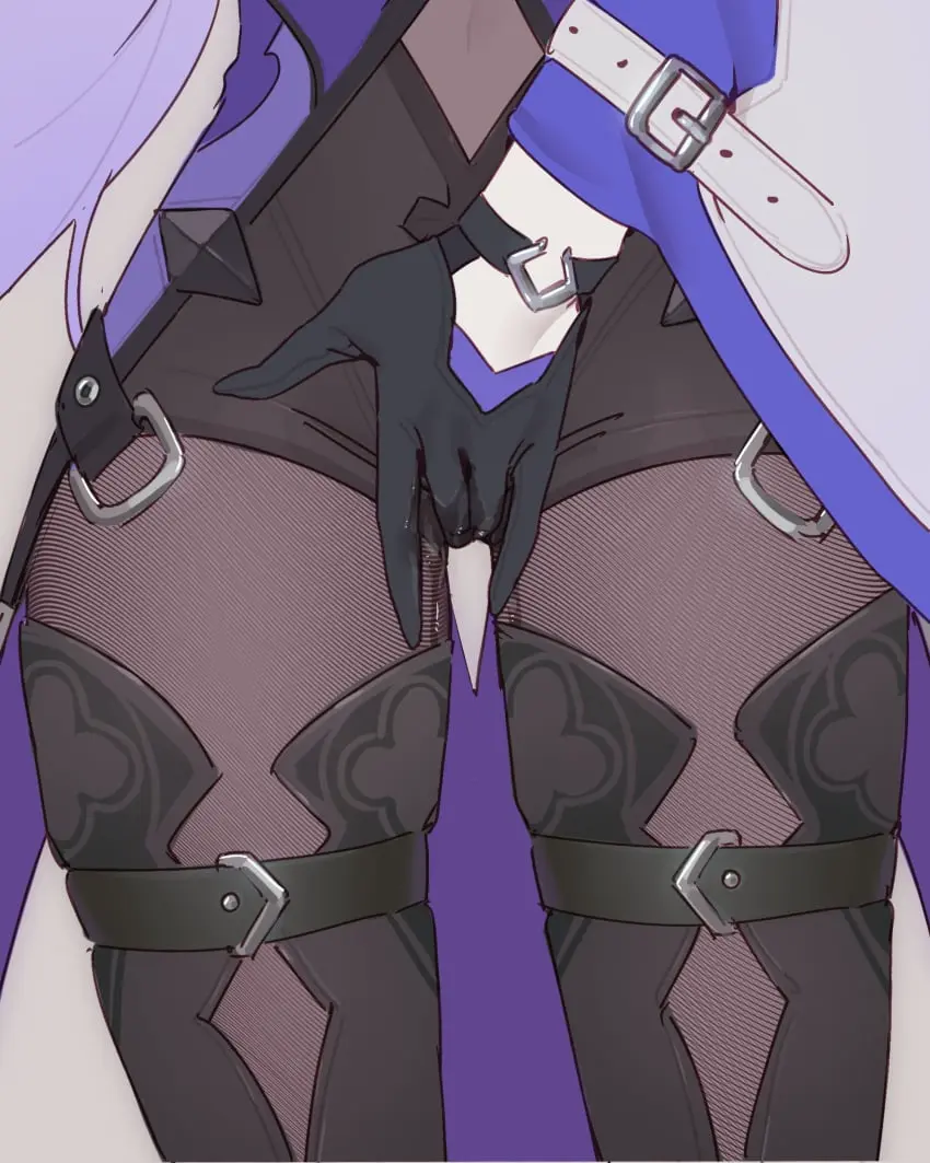 Image 1girls,clothed,female,highres,long_hair,solo,very_long_hair,gloves,navel,thighhighs,wide_hips,thigh_gap,dress,pussy_juice,purple_hair,wet_pussy,masturbation,leaking_pussy,belt,black_belt,covered_navel,shorts,pantyhose,vaginal_fluids,honkai:_star_rail,close-up,honkai_(series),purple_dress,black_pantyhose,pussy_juice_leaking,belt_buckle,buckle,vaginal_juices,hair_spread_out,pussy_juice_drip_through_clothes,black_swan_(honkai:_star_rail),pantyhose_under_shorts,liniora