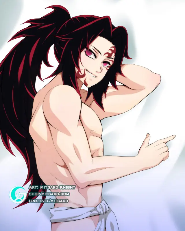 Image long_hair,solo,1boy,male,male_only,dakimakura,no_visible_genitalia,demon_slayer,kimetsu_no_yaiba,mitgard-knight,mitgardstore,bodypillow,michikatsu_tsugikuni