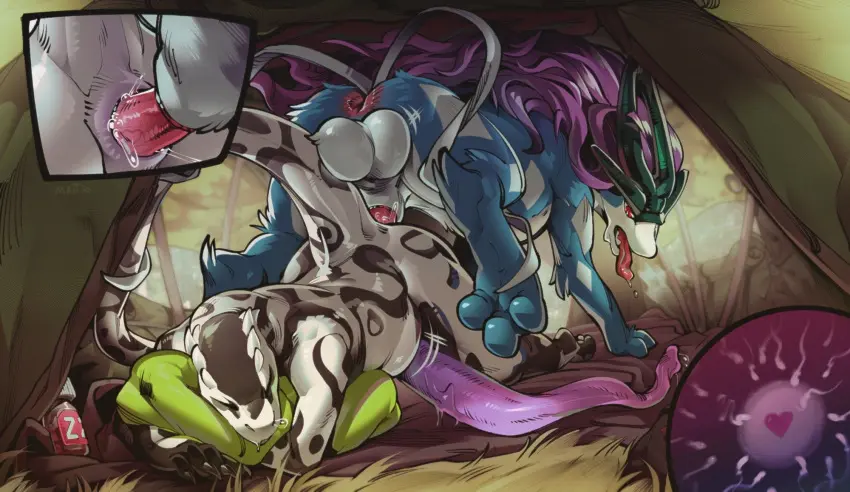 Image male,penis,pokemon,pokemon_(species),cock,artist_request,pokémon_(species),feral,feral_only,feral_on_feral,legendary_pokemon,suicune