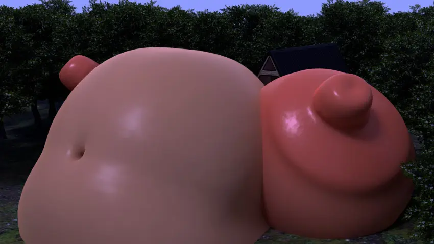 Image breasts,female,mario_(series),nintendo,3d,blender,3d_(artwork),forest,giant_breasts,huge_nipples,breast_expansion,belly_expansion,super_mario_galaxy,princess_rosalina,giant_belly,squidly,cabin