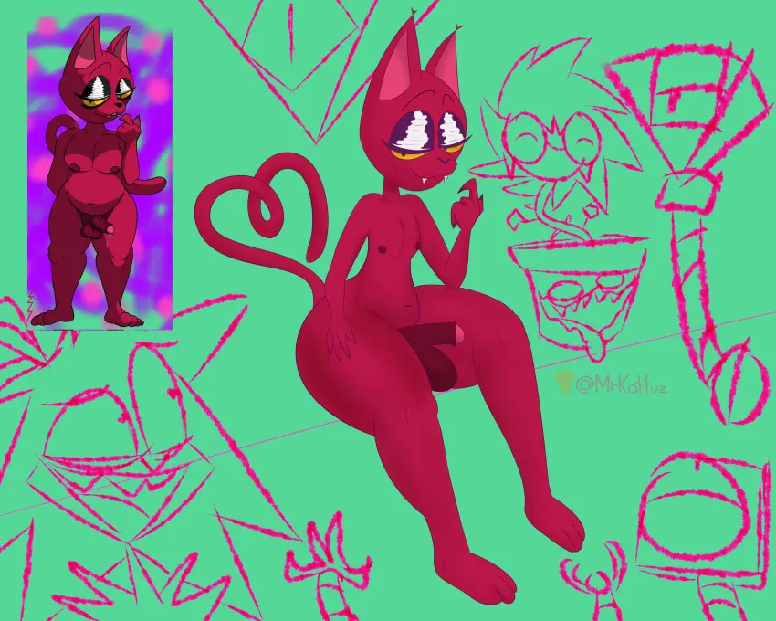 Image female,penis,red_hair,big_ass,big_butt,big_penis,huge_ass,huge_butt,cat_ears,cat_girl,catgirl,big_belly,balls,huge_cock,character_request,red_penis,cat_tail,big_balls,big_nipples,big_thighs,cat_humanoid,feline,huge_balls,red_skin,big_areola,huge_thighs,huge_nipples,big,red_body,red_fur,red_nails,catboy,huge_testicles,huge,catsuit,mrkattuz_(artist)