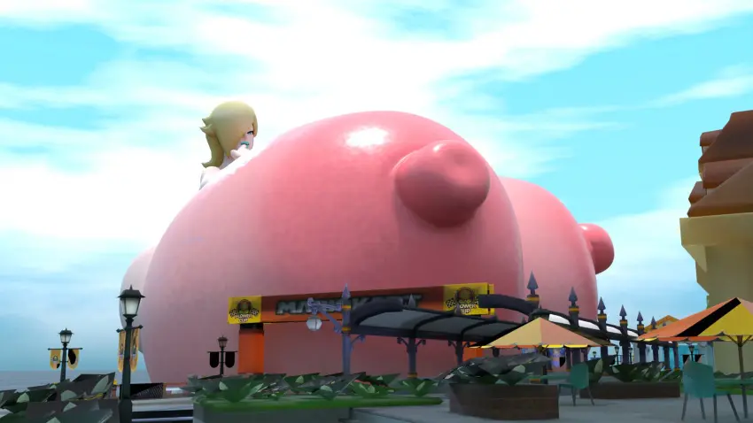 Image breasts,female,blue_eyes,huge_ass,huge_breasts,blonde_hair,mario_(series),nintendo,3d,blender,3d_(artwork),giantess,breast_expansion,giantess_growth,super_mario_galaxy,princess_rosalina,mario_kart,light_blue_lipstick,squidly,bitting_finger