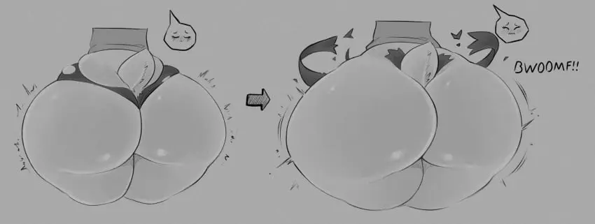 Image furry,big_ass,bubble_butt,huge_ass,thick_thighs,wide_hips,anthro,tagme,hyper_ass,ass_expansion,bursting_butt,tideripples