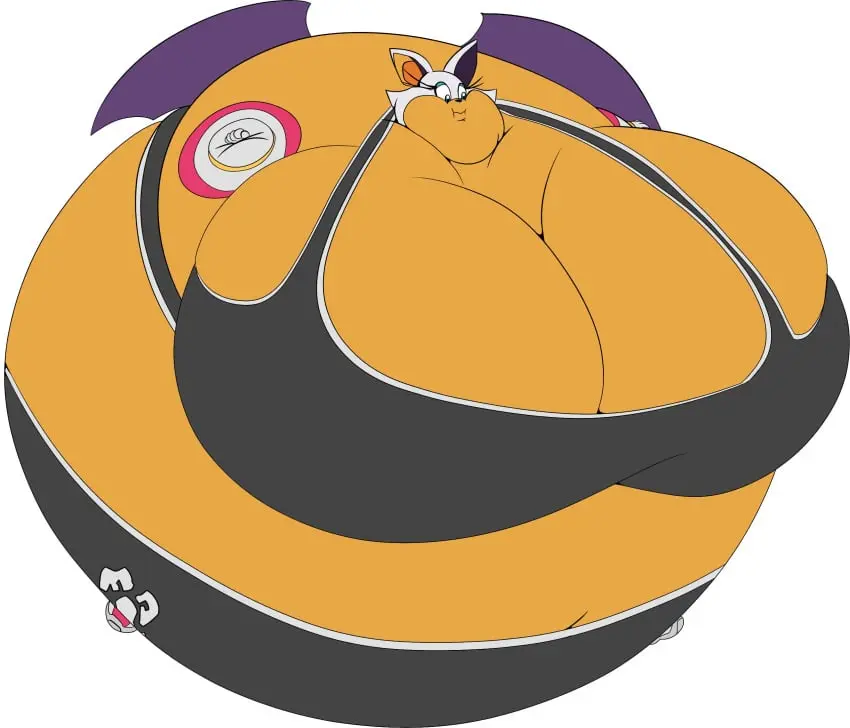 Image big_breasts,breasts,female,furry,thick_thighs,wide_hips,cleavage,huge_breasts,tagme,inflation,sega,sonic_(series),rouge_the_bat,mad_n_evil