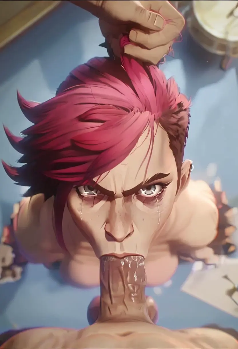 Image female,male,nude,penis,short_hair,straight,muscular,ai_generated,nude_female,crying,cock,pov,blowjob,male_pov,grabbing,forced,angry,angry_face,forced_oral,league_of_legends,muscular_female,tomboy,riot_games,sucking,sucking_penis,blowjob_face,grabbing_head,arcane,arcane_vi,vi
