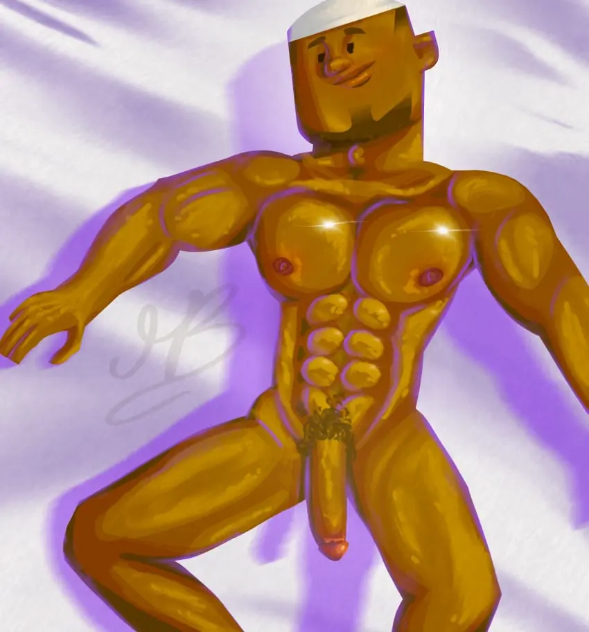 Image shiny_skin,male,dark_skin,male_only,tagme,total_drama_island,dj_(tdi),milosnastyac