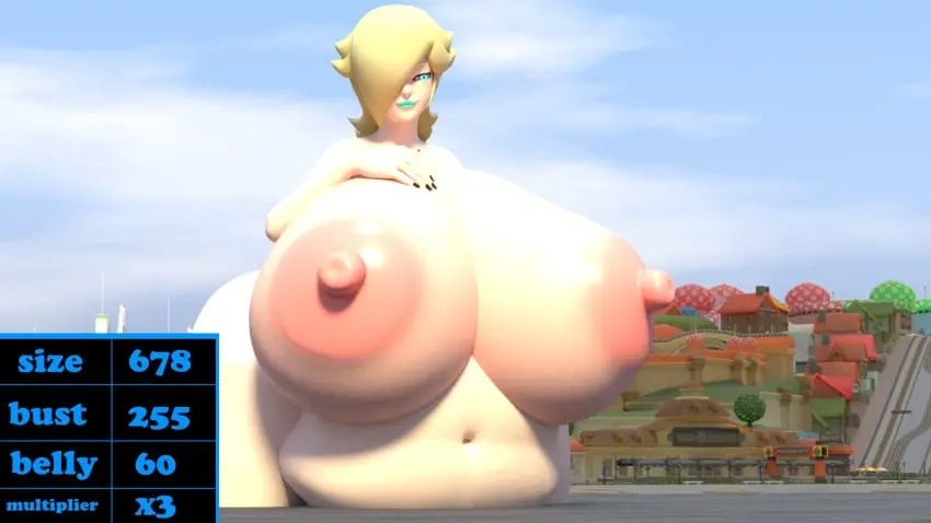 Image breasts,female,blue_eyes,huge_ass,kneeling,huge_belly,huge_breasts,blonde_hair,mario_(series),nintendo,3d,blender,3d_(artwork),black_nails,giantess,breast_expansion,giantess_growth,belly_expansion,super_mario_galaxy,princess_rosalina,ripped_pants,growth_drive,light_blue_lipstick,squidly