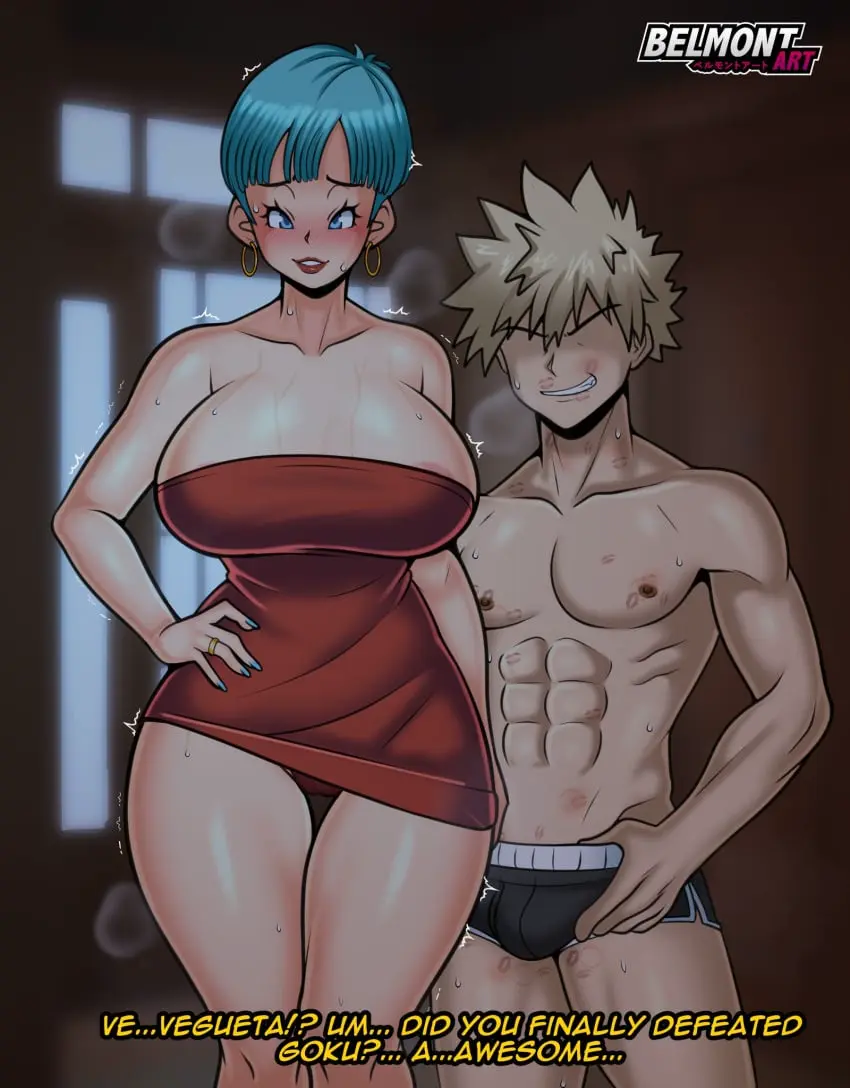 Image 1girls,big_breasts,blush,breasts,clothed,clothing,female,hi_res,large_breasts,light-skinned_female,light_skin,looking_at_viewer,red_eyes,1boy,blue_eyes,blue_hair,male,short_hair,sweat,underwear,thick_thighs,muscular,muscular_male,bare_shoulders,bare_thighs,color,male/female,text,tagme,blonde_hair,my_hero_academia,dragon_ball,dragon_ball_z,english_text,abs,cheating,netorare,ntr,crossover,muscles,kiss_mark,bare_legs,bare_arms,bulma_briefs,katsuki_bakugou,belmont,bakugou_katsuki,bluge